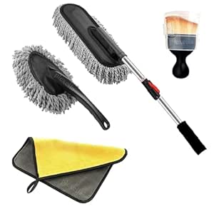 Car Cleaning Kit – 4-in-1 Wash & Detailing Set